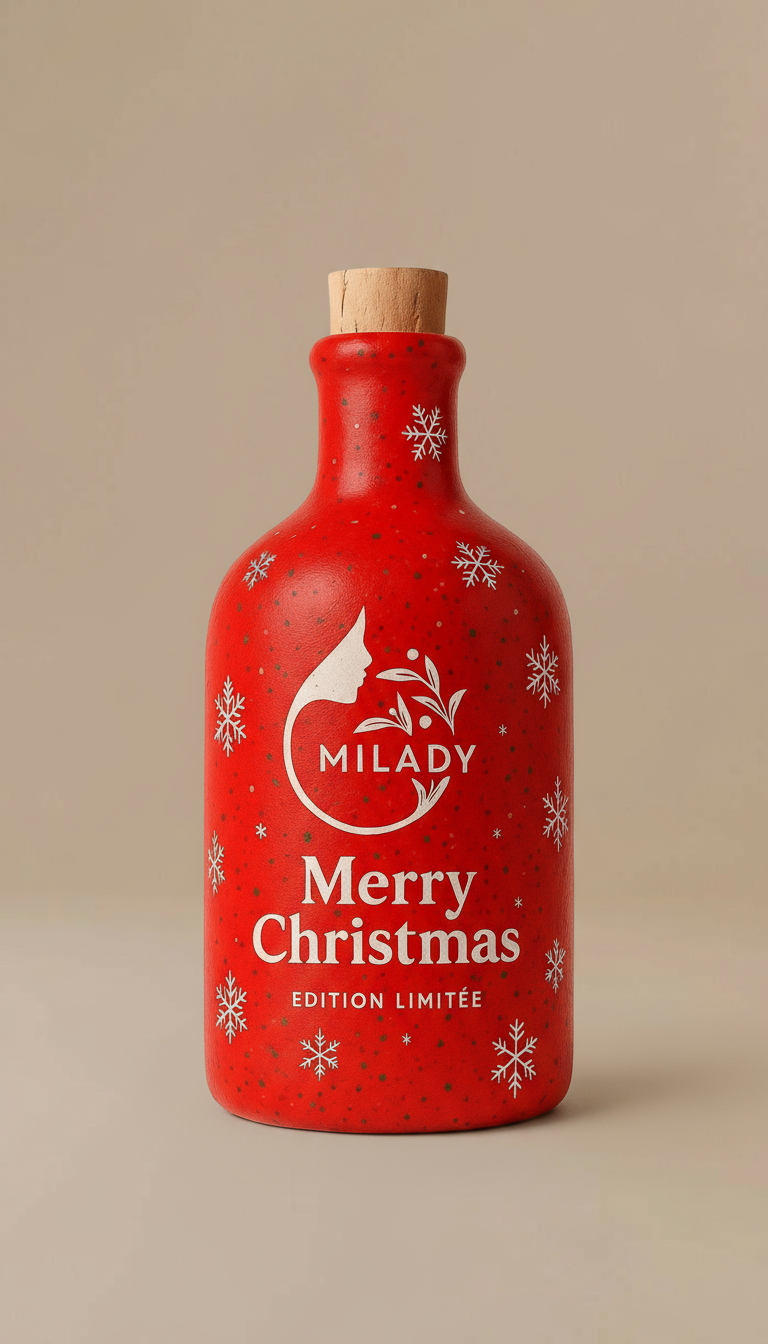 MILADY BAÏA | Artisan Ceramic Olive Oil 500ml - Handcrafted Mediterranean Art 🏺